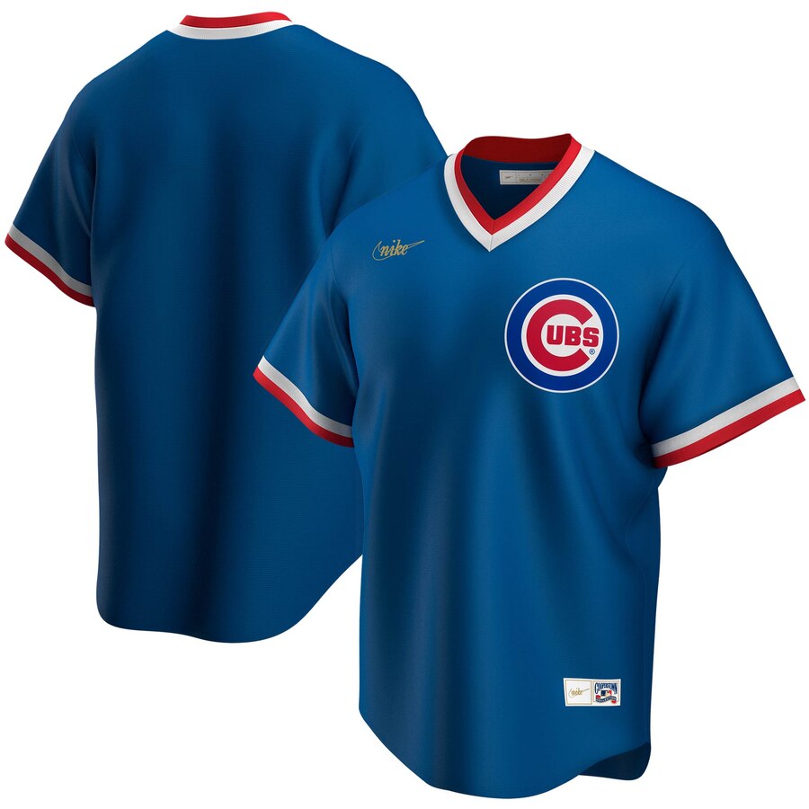 Chicago Cubs Nike Road Cooperstown Collection Team MLB Jersey Royal->chicago cubs->MLB Jersey